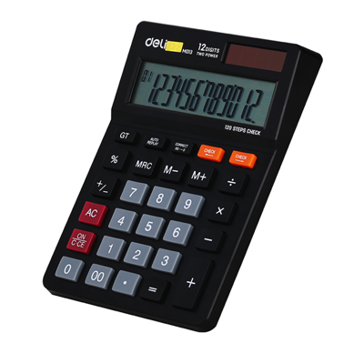 DELI CALCULATOR 12-DIGITS BLACK EM01320 SMALL